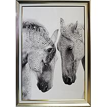 クリスタルアート　ピクチャー　水晶絵　ハイヒール 水晶パネル アートパネル 60×80cm ポップアート 金フレーム付き